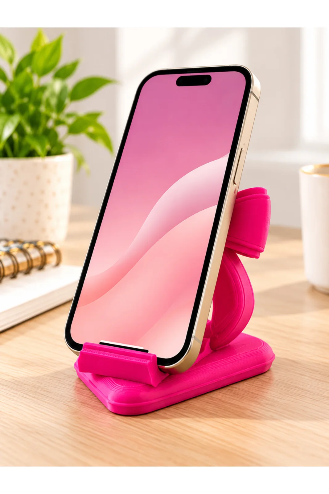 Fiyonk Figürlü 3D Telefon Tutucu - Yen Sanat