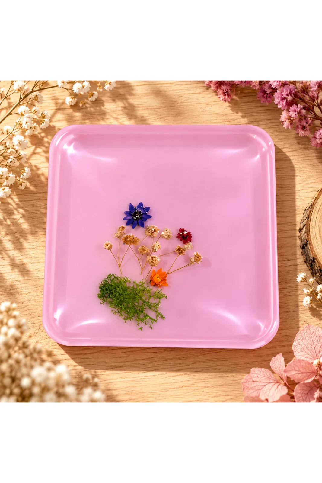 Epoksi Reçine El Yapımı Bardak Altlığı - Yen Sanat